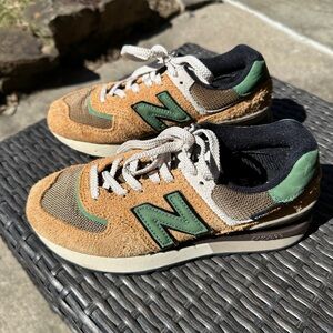 New Balance 574 Legacy Sneakers - Brown/Green